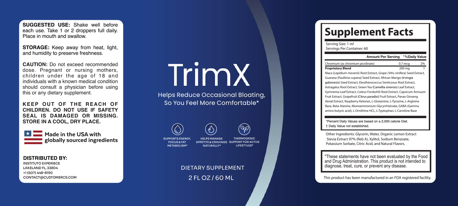 TrimX Product Label